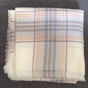 Plaid Blanket Scarf